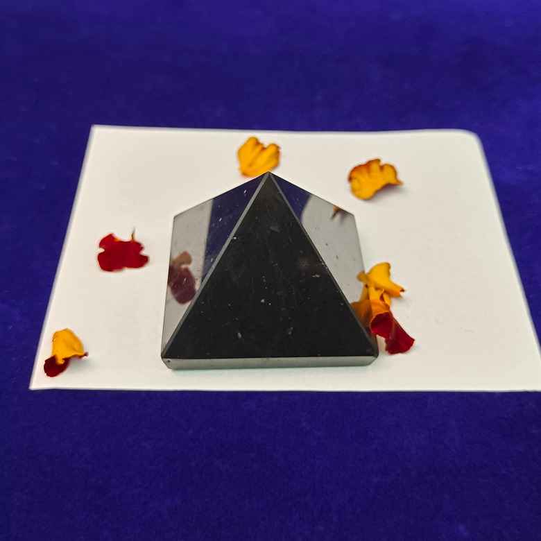 Shungite Crystal Pyramid