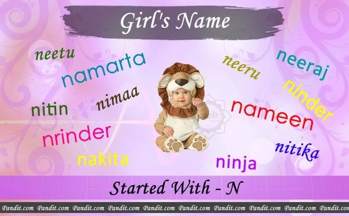 Girl’s name starting with n