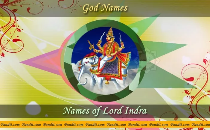 Lord Indra Names