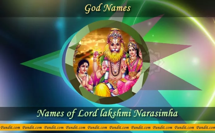 Lord Lakshmi Narasimha Names