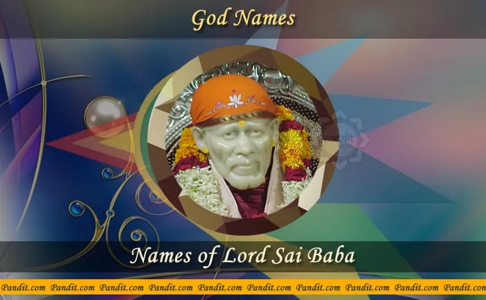 Shirdi Sai Baba Names