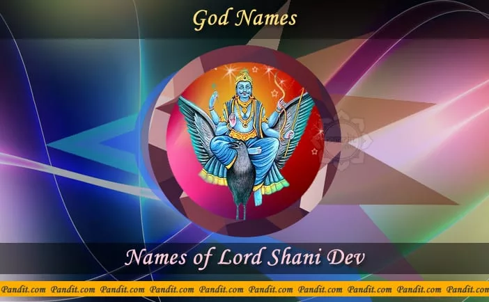 Lord Shani Dev Names