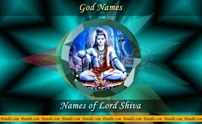 Lord Shiva Names